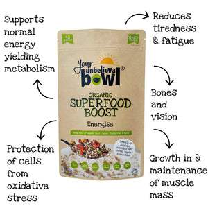 
                  
                    Load image into Gallery viewer, Superfood Boost increase energy reduce tiredness protects cells from oxidative stress Your UnbelievaBowl ®
                  
                